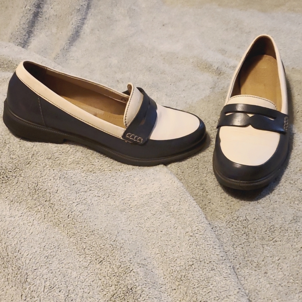 Hotter Concept Comfort Women's loafers Navy & Cream